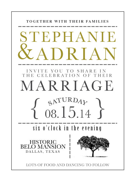 CottonPaperie Letterpress Wedding Design CottonPaperie Letterpress Wedding Design