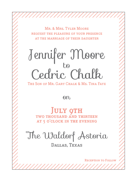 CottonPaperie Letterpress Wedding Design CottonPaperie Letterpress Wedding Design