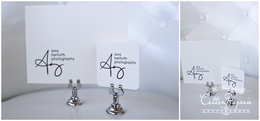 cottonpaperie letterpress business cards on crane lettra and edge paint